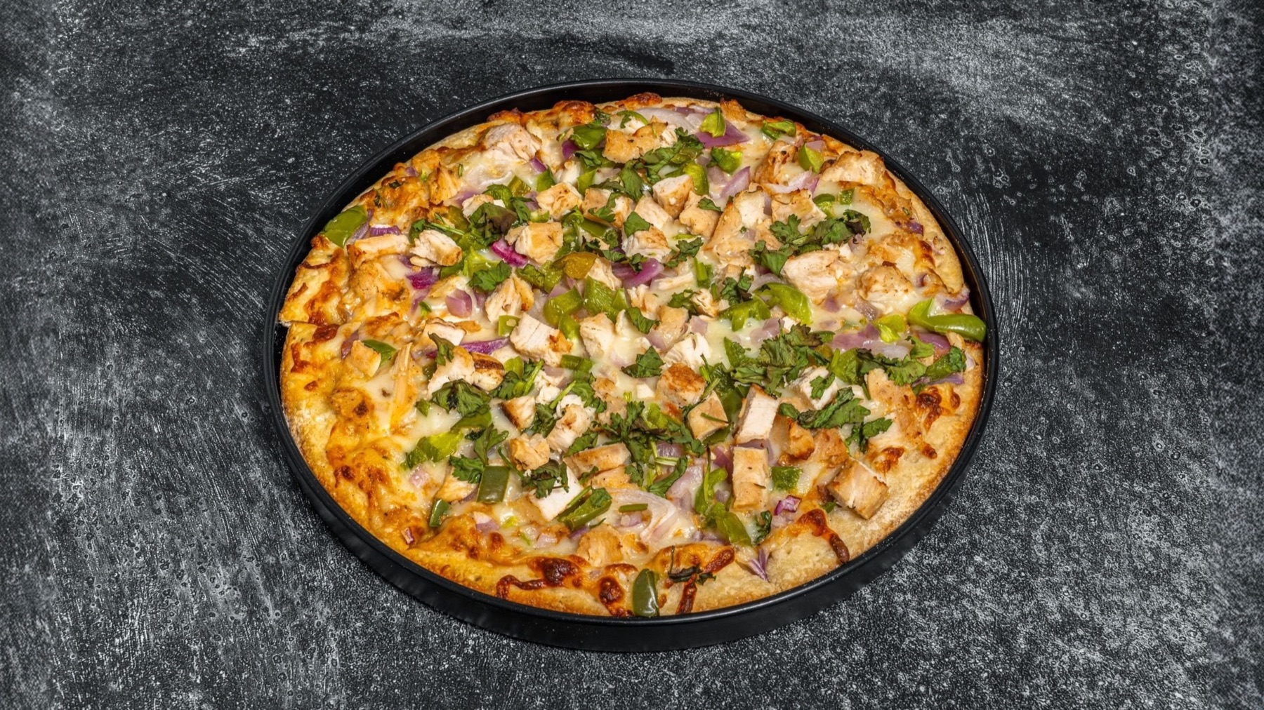 Tikka masala pizza